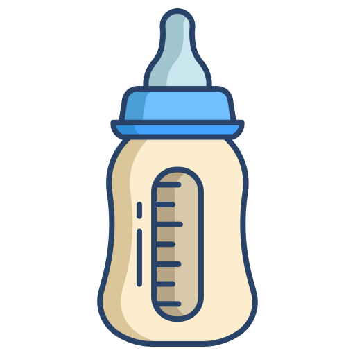 哺乳瓶 Generic color outline icon