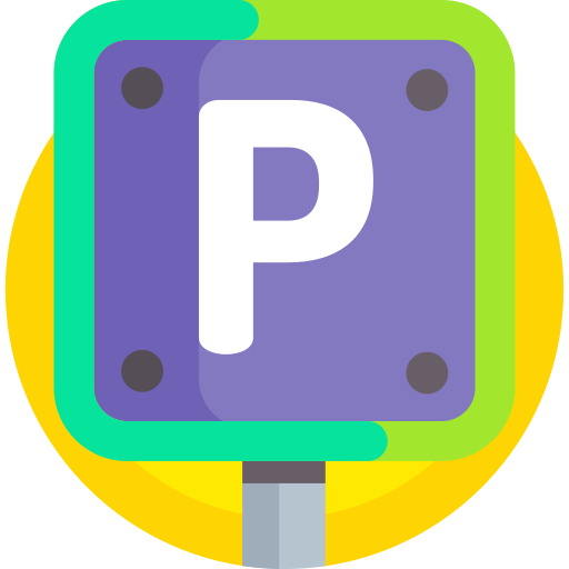 Parking Detailed Flat Circular Flat icon