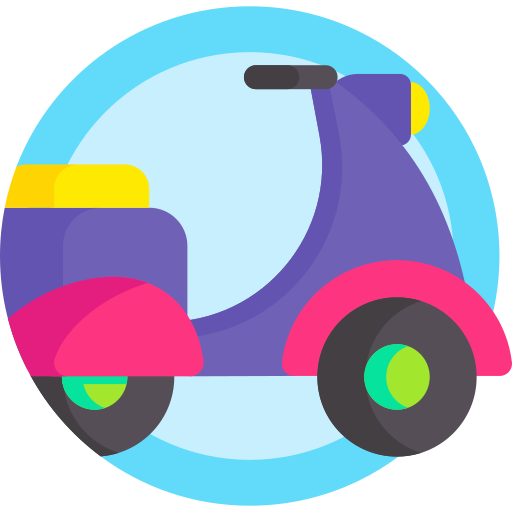 motorrad Detailed Flat Circular Flat icon