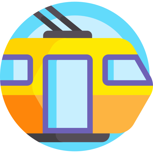 Railway Detailed Flat Circular Flat icon