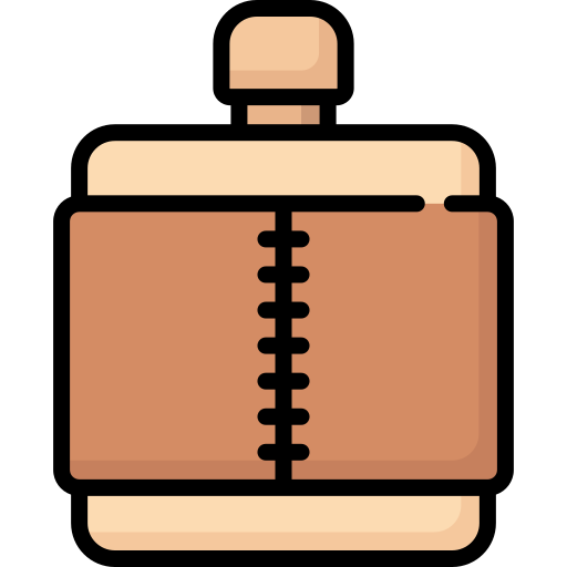 Hip Flask Special Lineal color icon