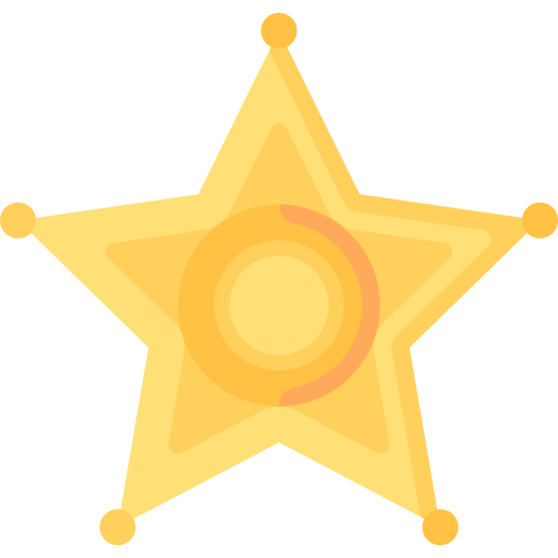 Sheriff Badge Special Flat icon