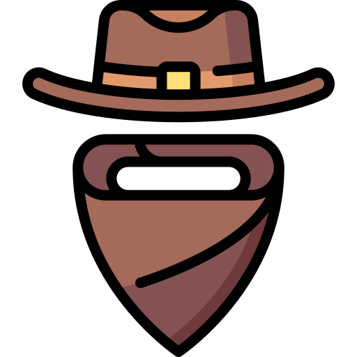 sombrero de vaquero Special Lineal color icono