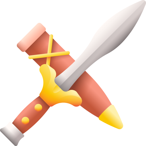 sword 3D Color icon