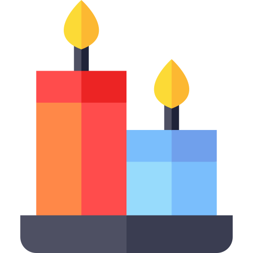 Candles Basic Straight Flat icon
