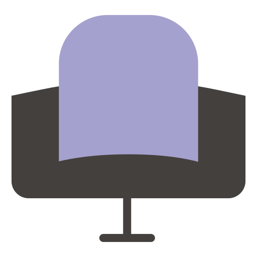 stoel Generic Flat icoon