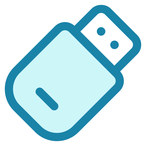 Flash drive Generic Blue icon