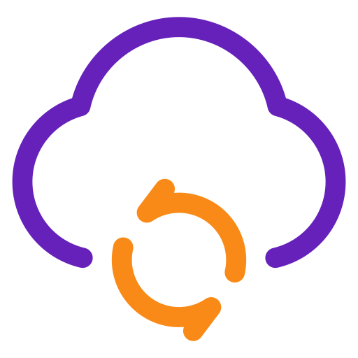 cloud-speicher Generic Outline Color icon