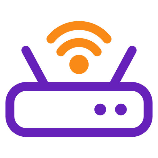 wlan router Generic Outline Color icon