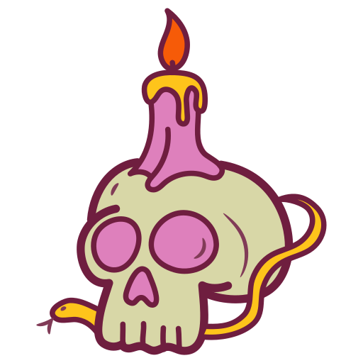 Scary Generic Hand Drawn Color icon