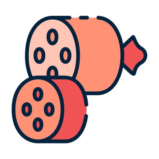 Salami Generic Outline Color icon