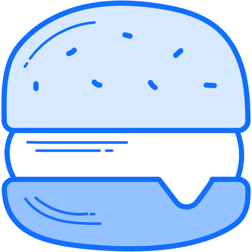 hambúrguer Generic Blue Ícone