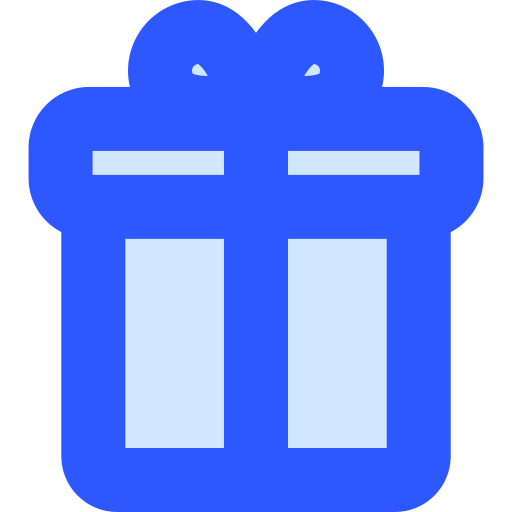 caixa de presente Generic Blue Ícone