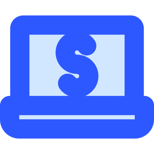 Laptop Generic Blue icon