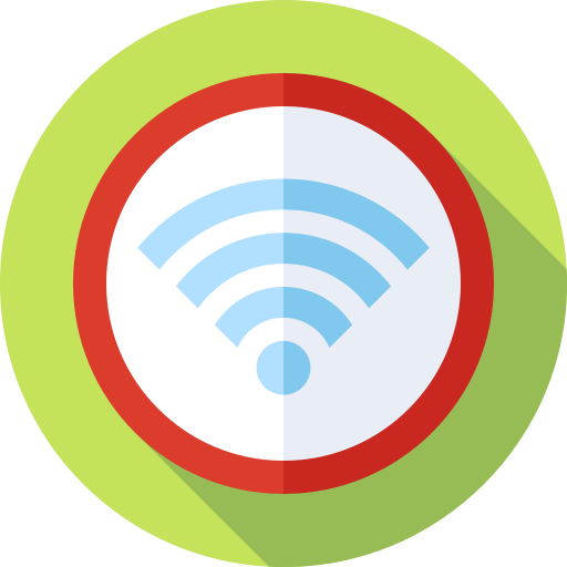 wi-fi Flat Circular Flat icon