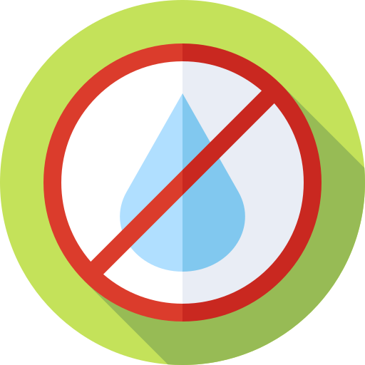 líquidos prohibidos Flat Circular Flat icono