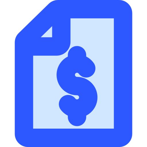 facture Generic Blue Icône