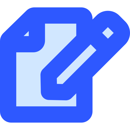 boodschappenlijst Generic Blue icoon