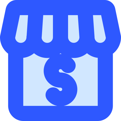 online einkaufen Generic Blue icon