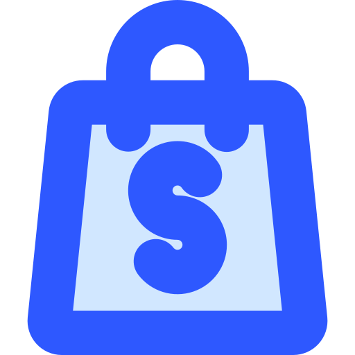 Shopping bag Generic Blue icon