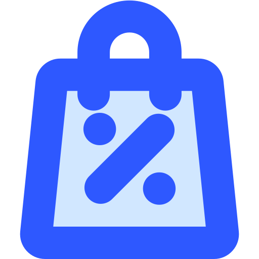 ショッピングバッグ Generic Blue icon