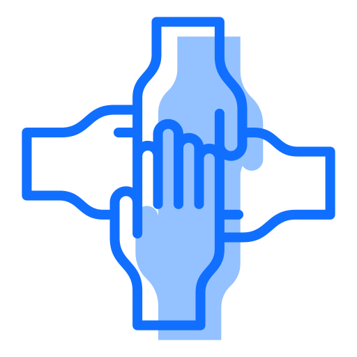 Cooperation Generic Blue icon