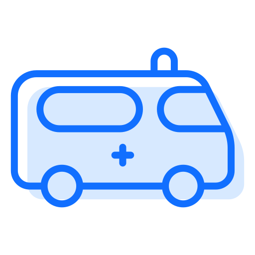 ambulance Generic Blue icoon