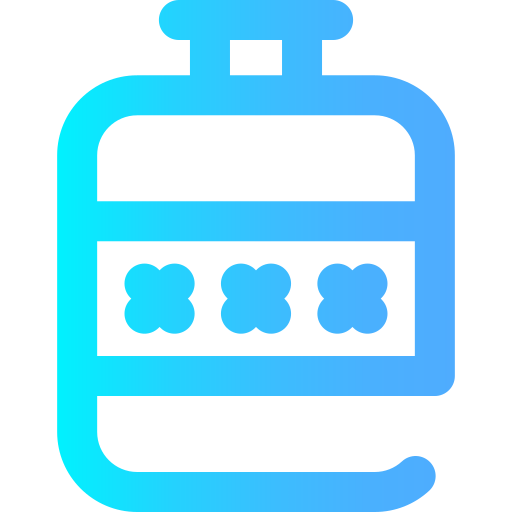 Hip Flask Super Basic Omission Gradient icon