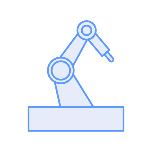 braccio robotico Generic Blue icona