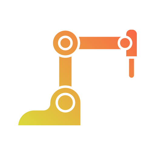 Robotic arm Generic Flat Gradient icon