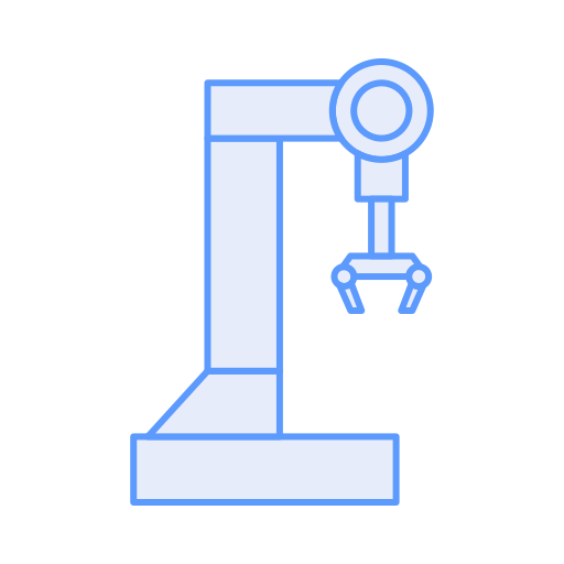 roboterarm Generic Blue icon