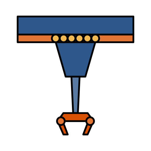 ロボットアーム Generic Thin Outline Color icon