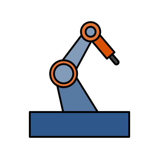 roboterarm Generic Thin Outline Color icon