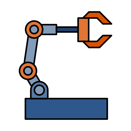 Robotic arm Generic Thin Outline Color icon