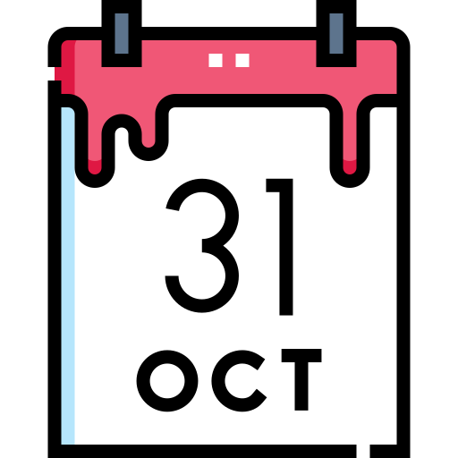 calendario Detailed Straight Lineal color icono