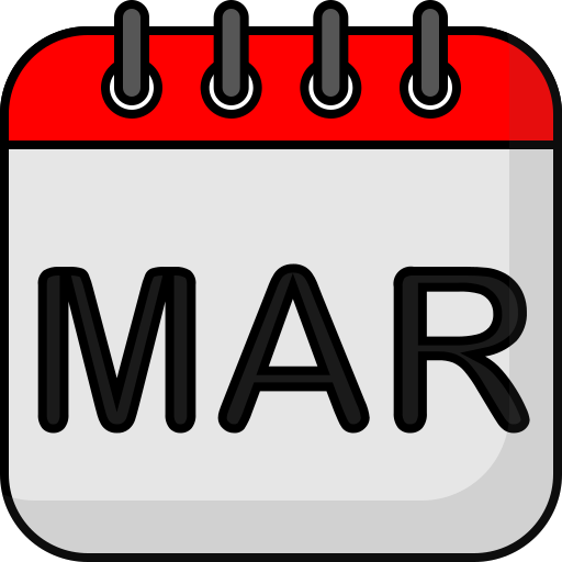 March Generic Outline Color icon