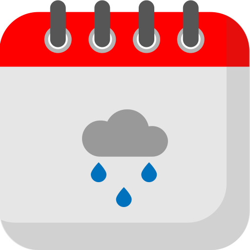 deszczowy dzień Generic Flat ikona
