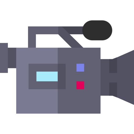 Видеокамера Basic Straight Flat иконка