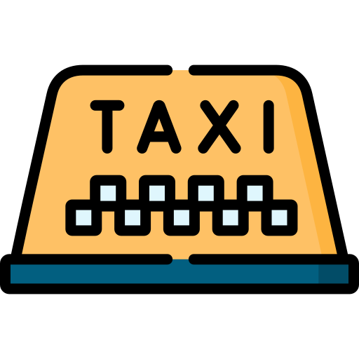 signal de taxi Special Lineal color Icône