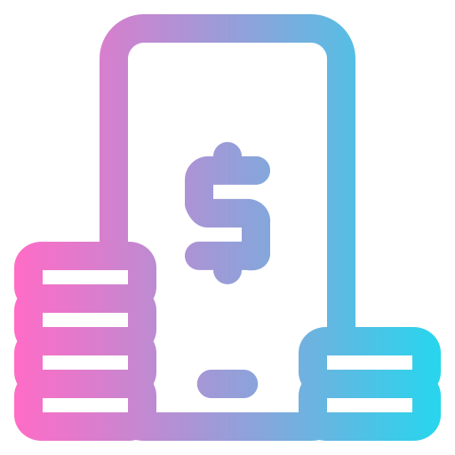 les services bancaires mobiles Generic Gradient Icône