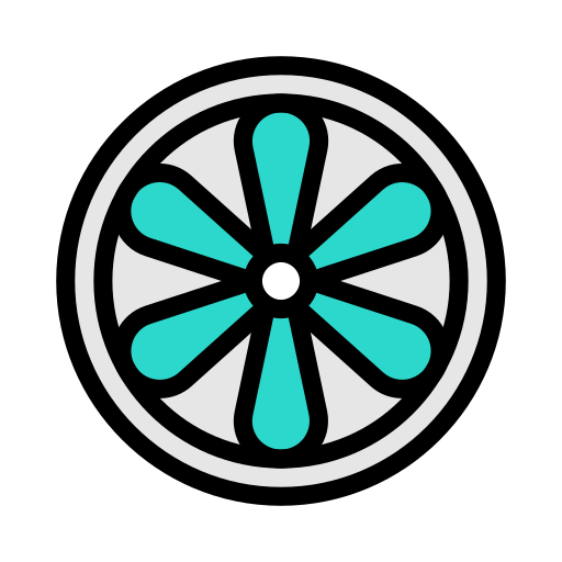 Fan Vector Stall Lineal Color icon