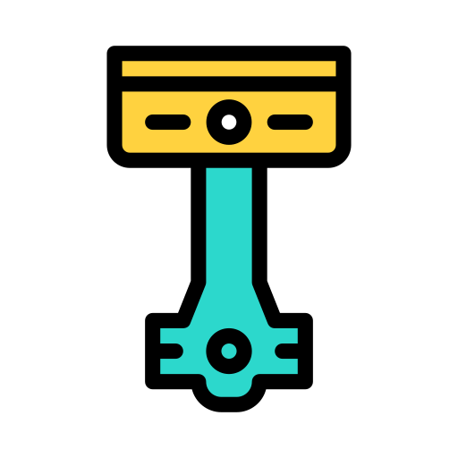piston Vector Stall Lineal Color Icône