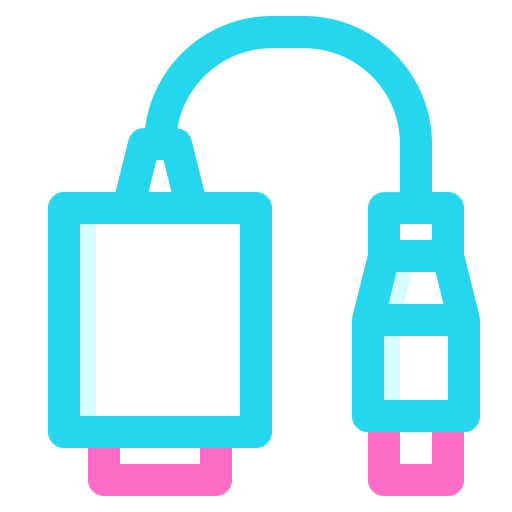 Разъем usb Generic Outline Color иконка