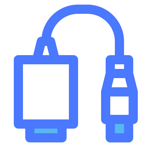 conector usb Generic Blue icono