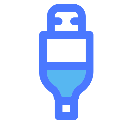 Cable USB C Generic Blue icono