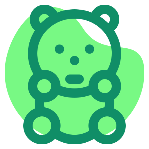 oso de peluche Generic Rounded Shapes icono
