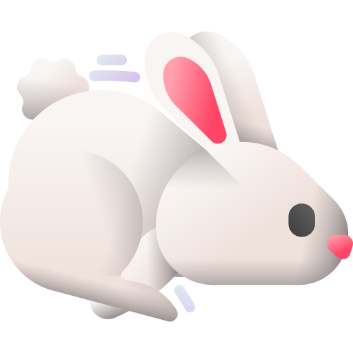 토끼 3D Color icon