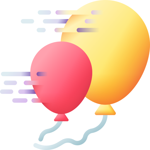 palloncini 3D Color icona