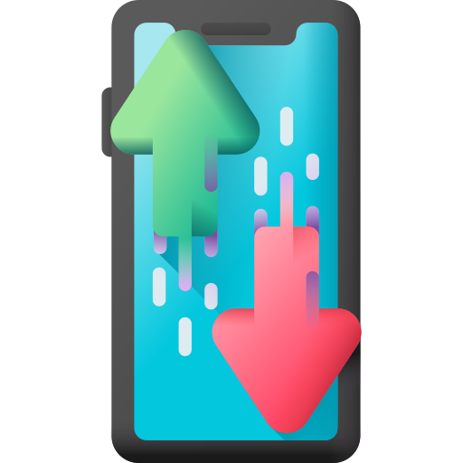 Мобильный телефон 3D Color иконка