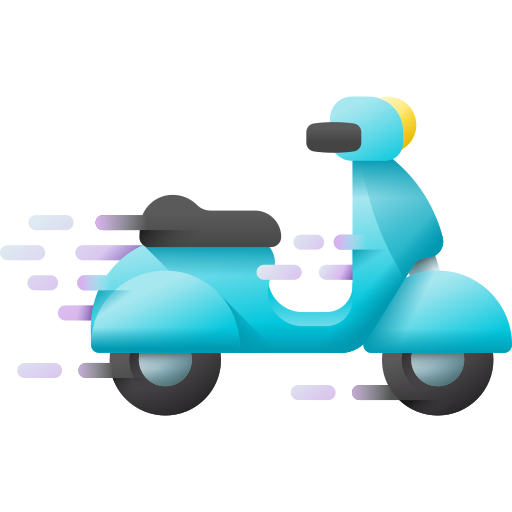 moto 3D Color icona